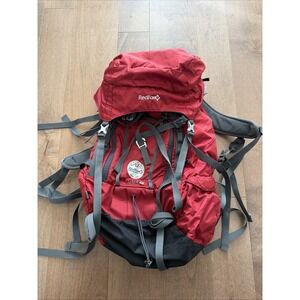 Red RedFox Alpine 40 Backpack Hiking Camping Outdoor Pack Used